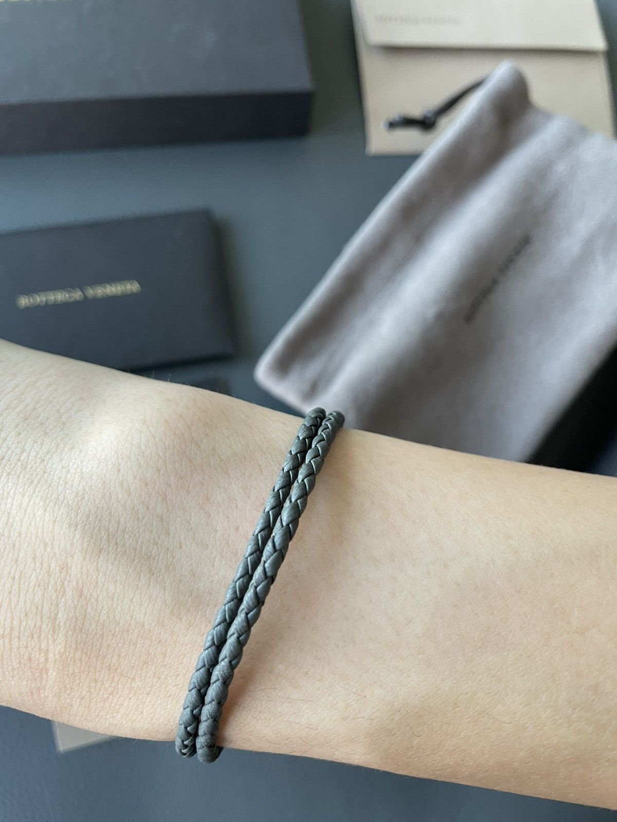 Bottega Veneta Brand New Iconic LimitedEdition Leather Bracelet Adjustable Size ONE SIZE - 14 Thumbnail