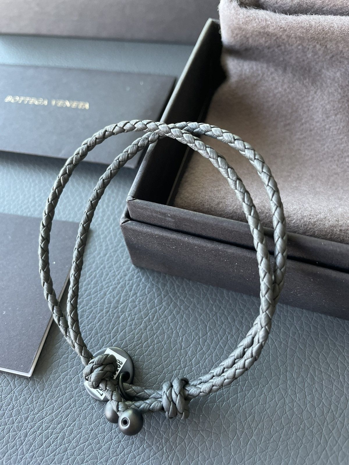 Bottega Veneta Brand New Iconic LimitedEdition Leather Bracelet Adjustable Size ONE SIZE - 7 Thumbnail