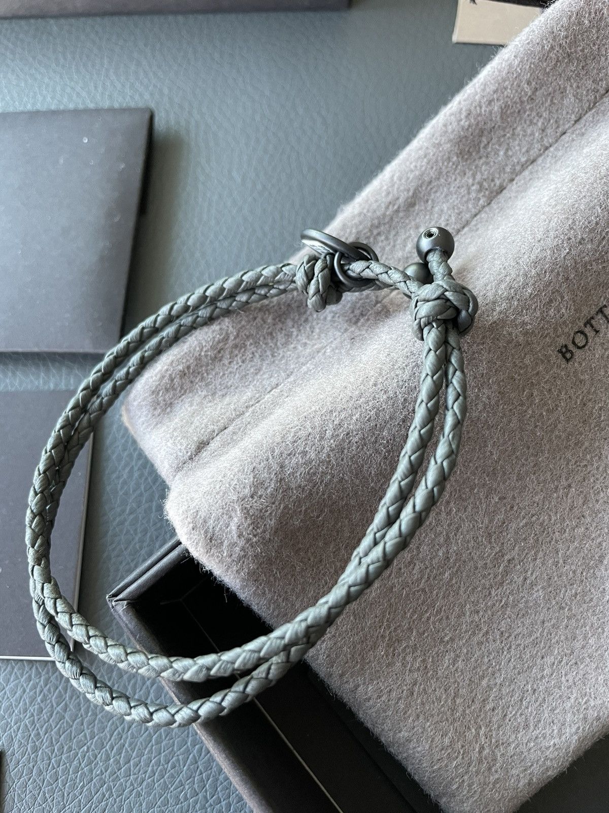 Bottega Veneta Brand New Iconic LimitedEdition Leather Bracelet Adjustable Size ONE SIZE - 12 Thumbnail