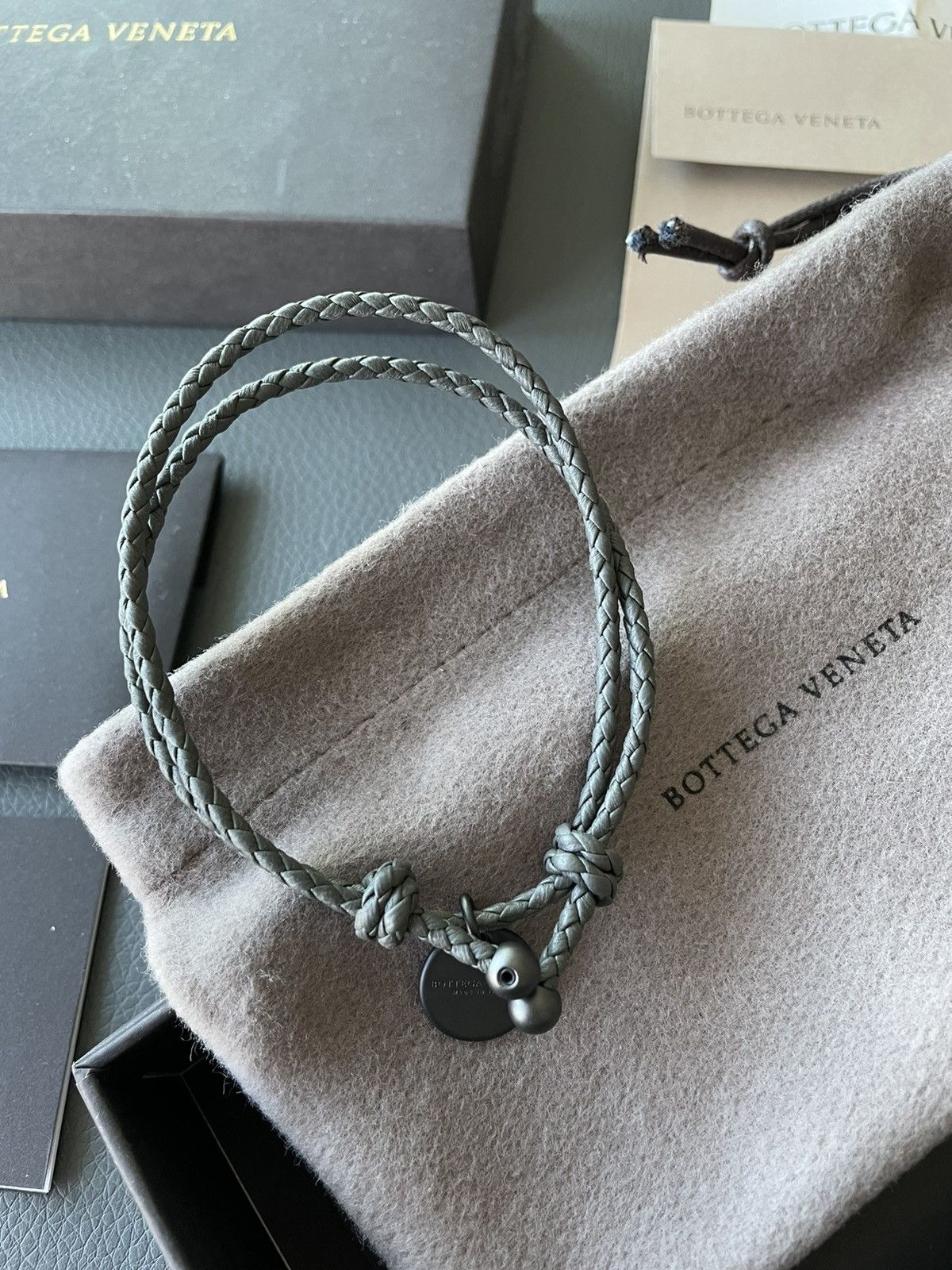 Bottega Veneta Brand New Iconic LimitedEdition Leather Bracelet Adjustable Size ONE SIZE - 11 Thumbnail
