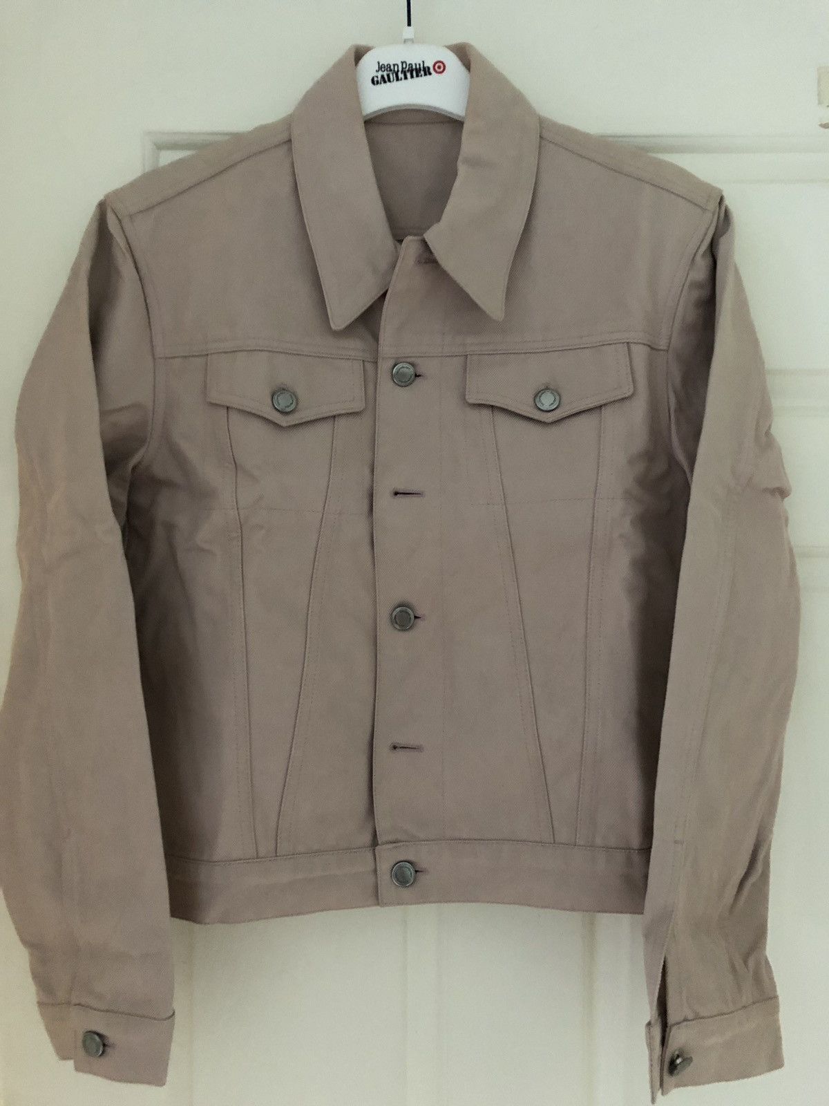 Yves Saint Laurent Premium Denim Jacket Blush Size US M / EU 48-50 / 2 - 1 Thumbnail