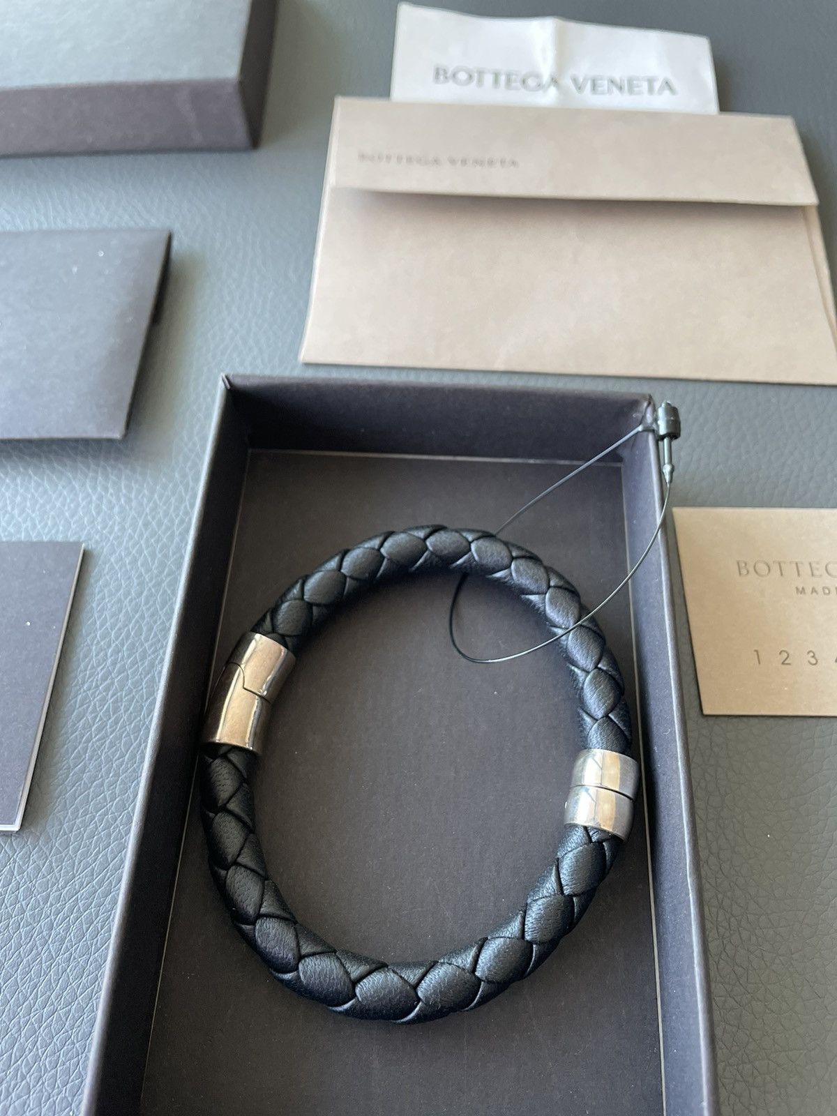 Bottega Veneta Limited Edition Rare Runway Classic Woven Leather Bracelet Size ONE SIZE - 9 Thumbnail