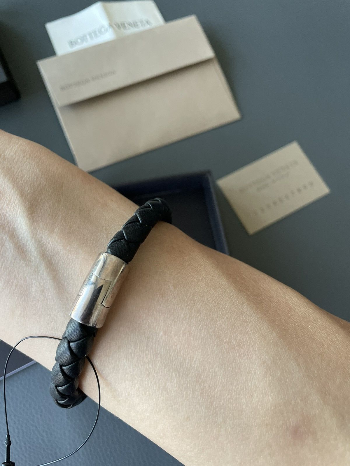 Bottega Veneta Limited Edition Rare Runway Classic Woven Leather Bracelet Size ONE SIZE - 3 Thumbnail