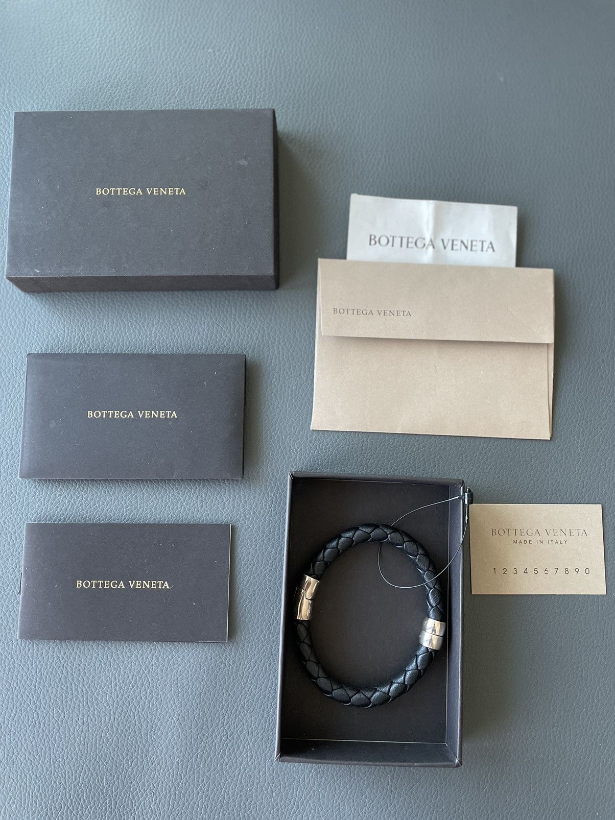 Bottega Veneta Limited Edition Rare Runway Classic Woven Leather Bracelet Size ONE SIZE - 10 Thumbnail