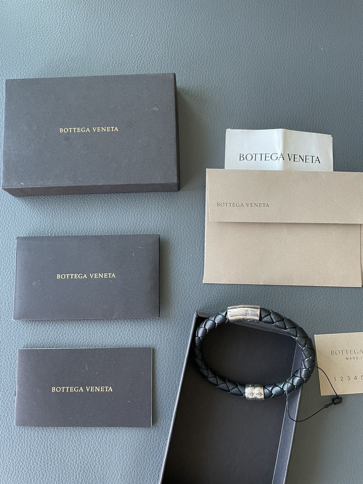 Bottega Veneta Limited Edition Rare Runway Classic Woven Leather Bracelet Size ONE SIZE - 12 Thumbnail