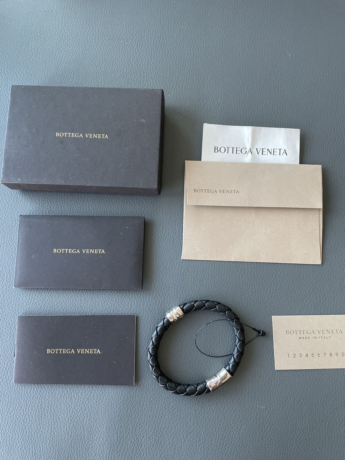 Bottega Veneta Limited Edition Rare Runway Classic Woven Leather Bracelet Size ONE SIZE - 8 Thumbnail