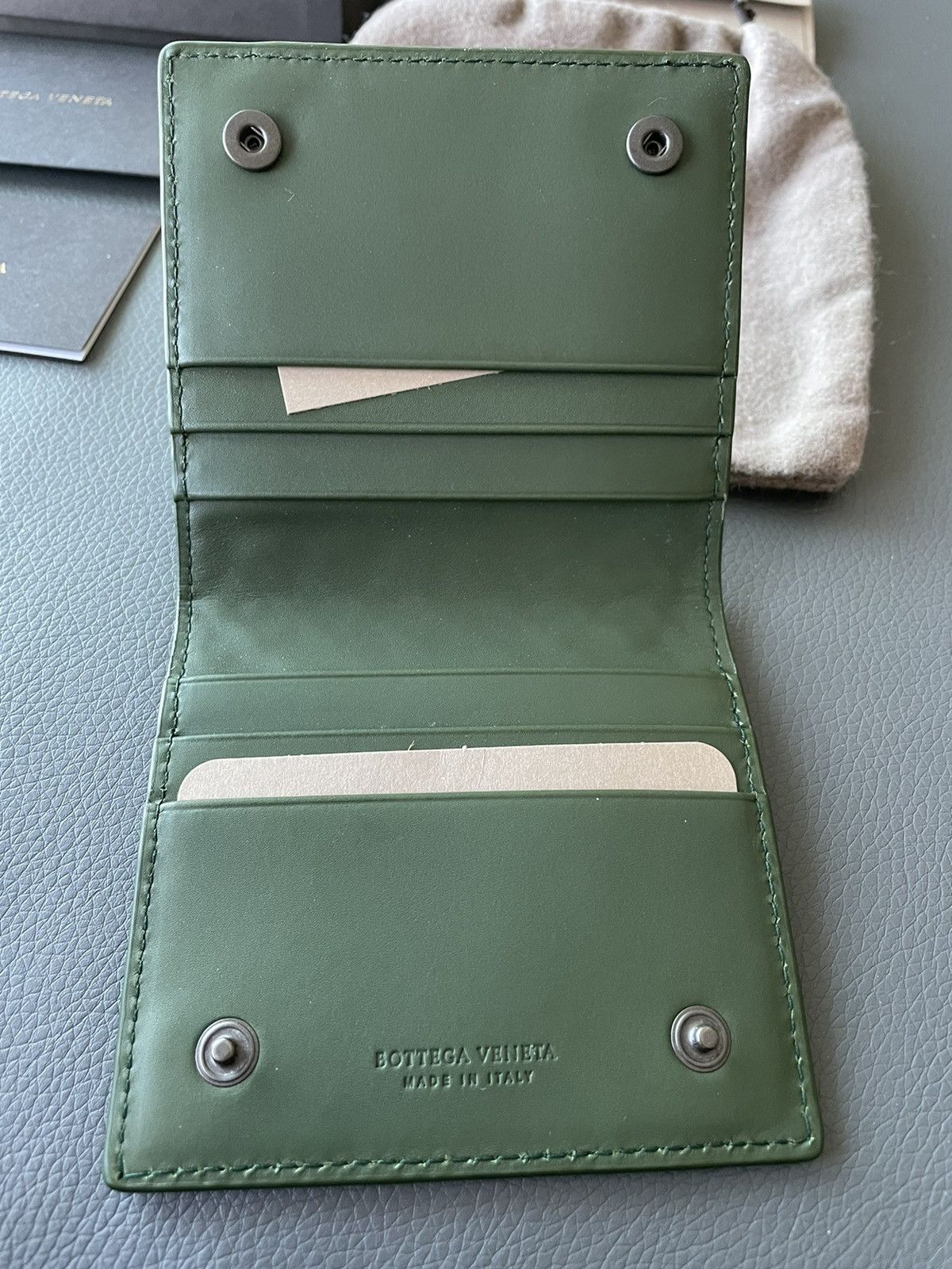 Bottega Veneta Rare Runway Brand New Limited Edition Woven Leather Wallet Size ONE SIZE - 8 Thumbnail