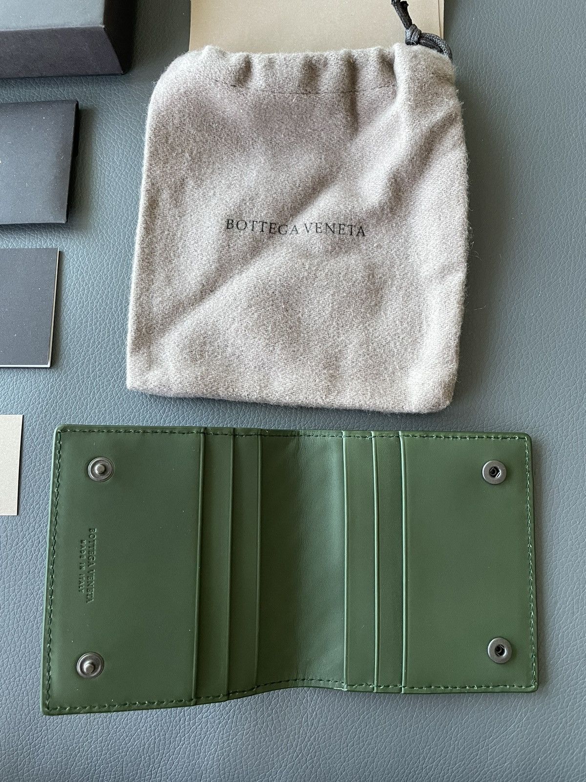 Bottega Veneta Rare Runway Brand New Limited Edition Woven Leather Wallet Size ONE SIZE - 18 Thumbnail