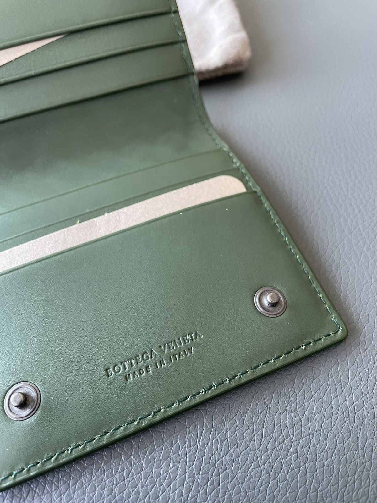 Bottega Veneta Rare Runway Brand New Limited Edition Woven Leather Wallet Size ONE SIZE - 7 Thumbnail