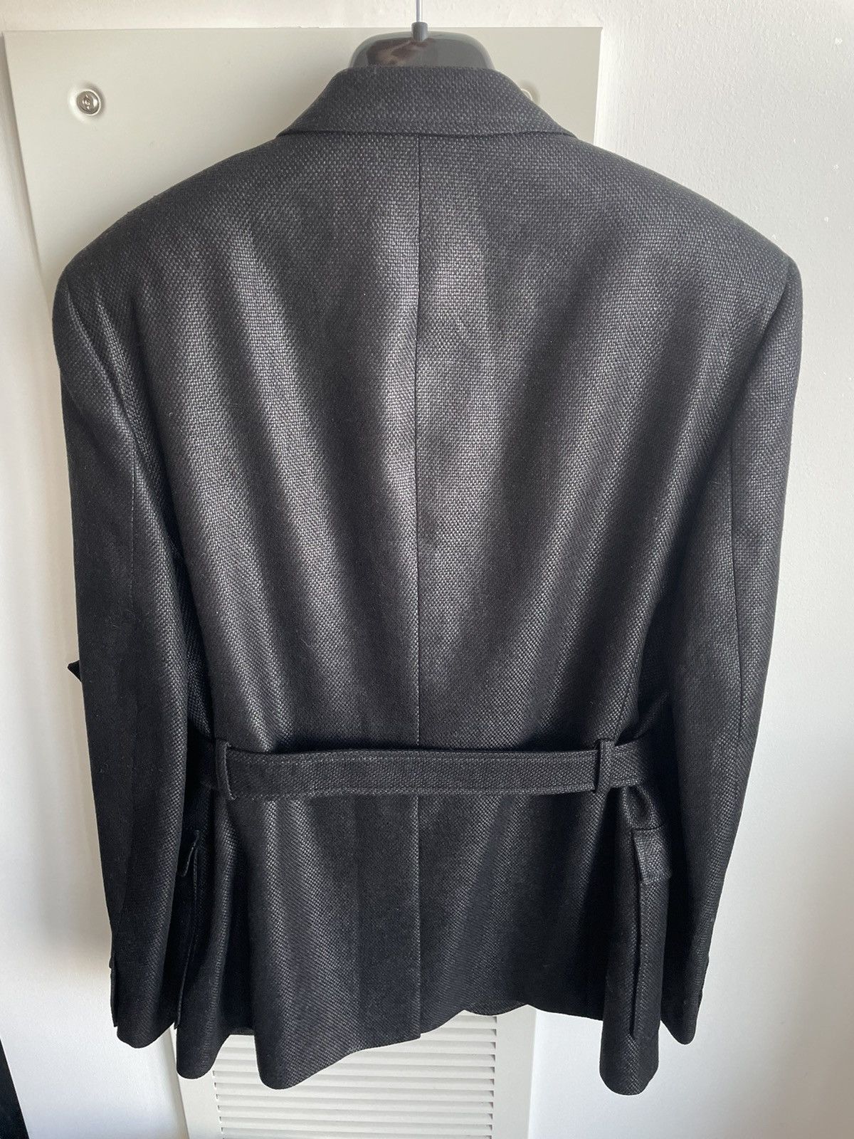 Hedi Slimane × Saint Laurent Paris × Yves Saint Laurent $4,100 Value Sold Out Super Runway Tweed Blazer Coat Jacket Size US L / EU 52-54 / 3 - 16 Thumbnail