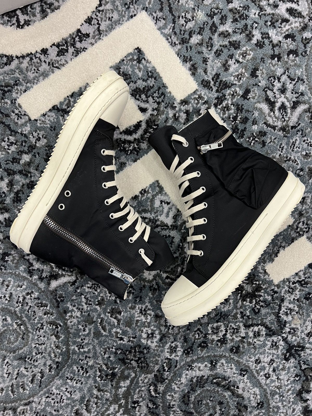 Drkshdw Nylon Cargo Ramones l Black/Milk