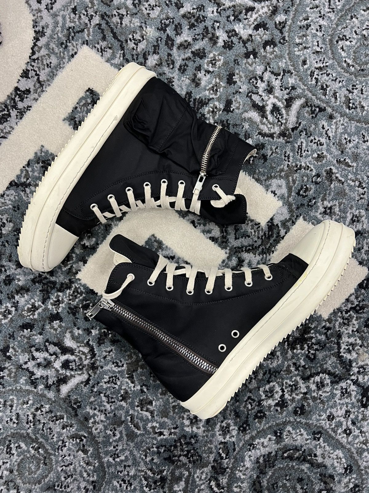 Drkshdw Nylon Cargo Ramones l Black/Milk