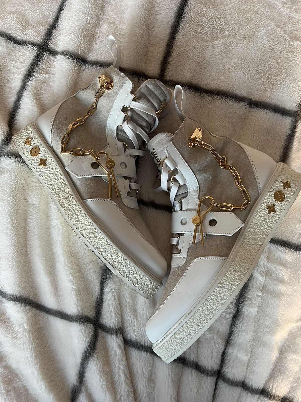 Louis Vuitton Louis Vuitton x Virgil Abloh Creeper Ankle Boot Grailed