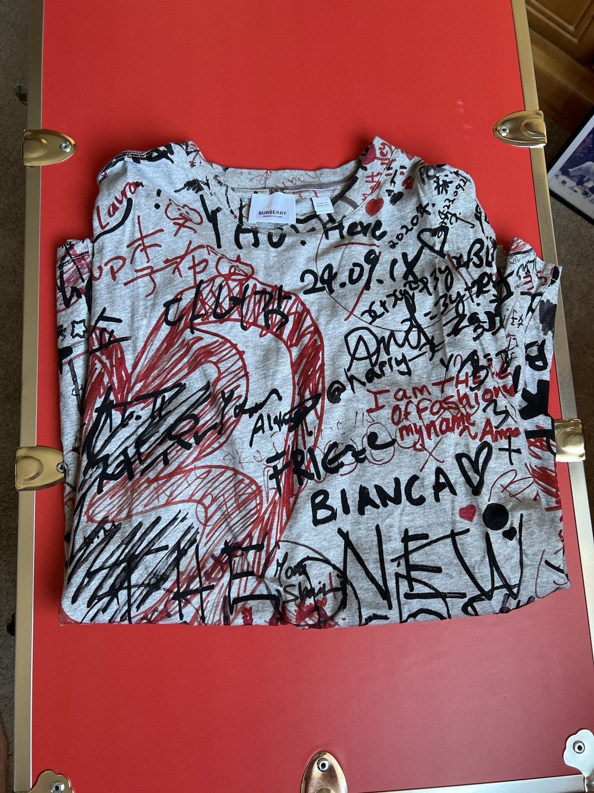 Burberry Graffiti Shirt Grailed