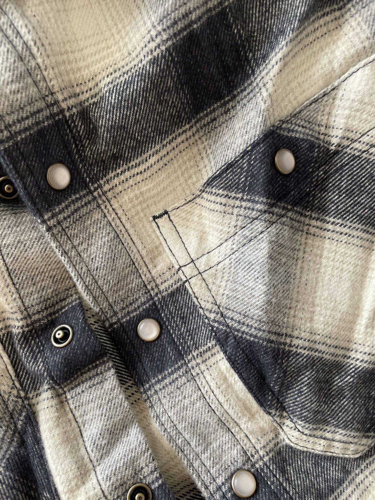 Rogue Territory Rogue Territory BM Shirt // Natural Brushed Plaid Size US M / EU 48-50 / 2 - 5 Thumbnail