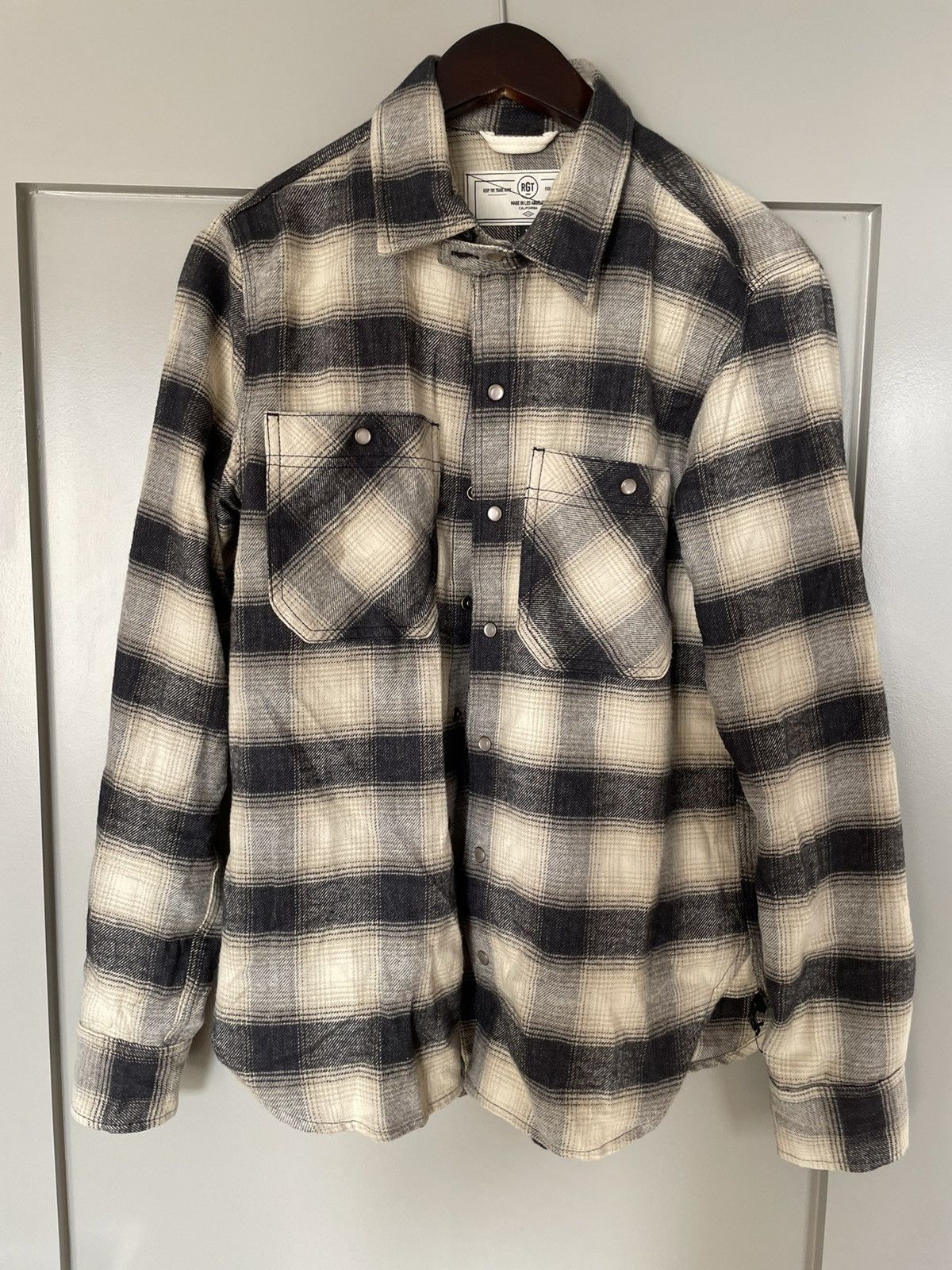 Rogue Territory Rogue Territory BM Shirt // Natural Brushed Plaid Size US M / EU 48-50 / 2 - 1 Thumbnail