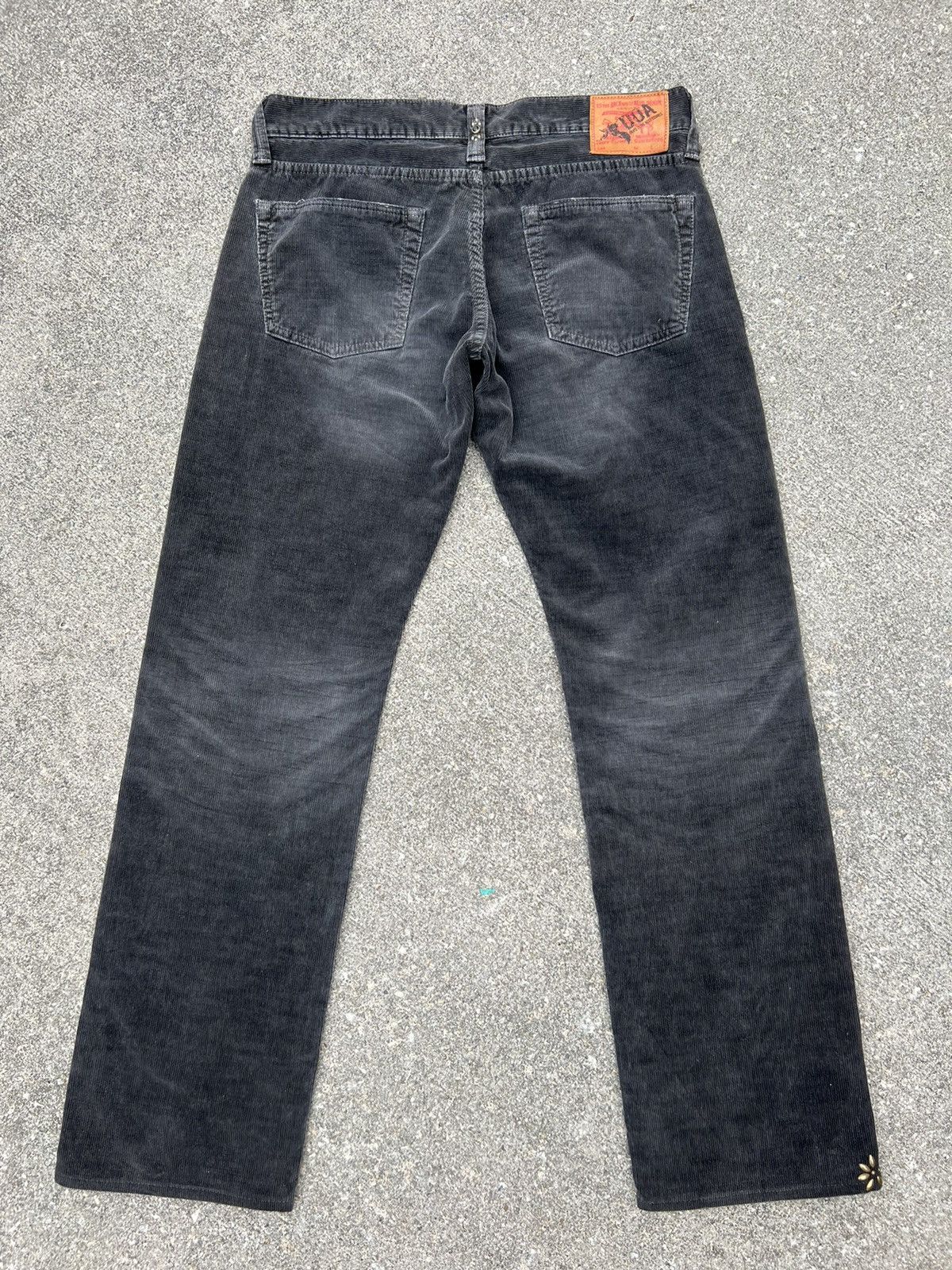 Shellac Vintage David Olive Accessories Japan Fade Black Cord Jeans Size US 31 - 5 Thumbnail