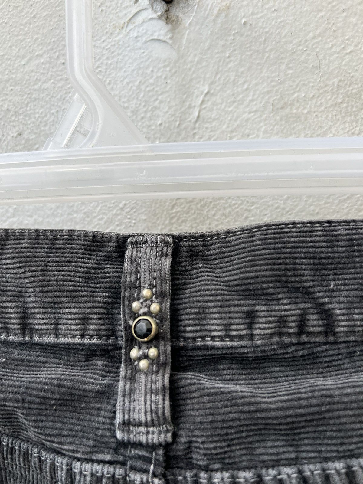 Shellac Vintage David Olive Accessories Japan Fade Black Cord Jeans Size US 31 - 21 Thumbnail