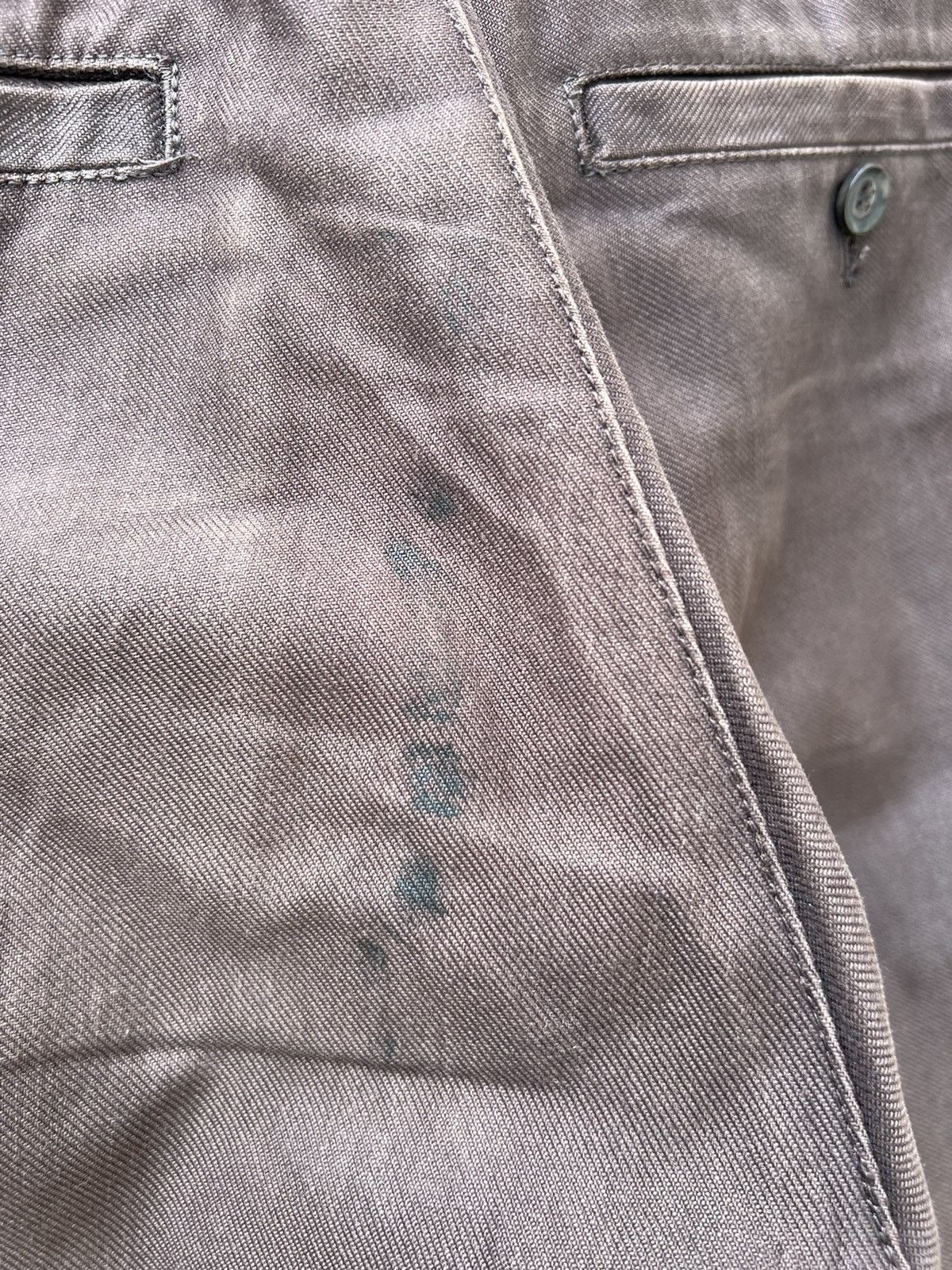 Nude: Masahiko Maruyama × Vintage Vintage Nude: Masahiko Maruyama Sun Fade Wax Dirty Chinos Size US 30 / EU 46 - 18 Thumbnail