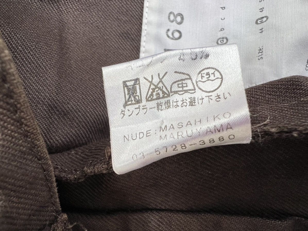 Nude: Masahiko Maruyama × Vintage Vintage Nude: Masahiko Maruyama Sun Fade Wax Dirty Chinos Size US 30 / EU 46 - 25 Thumbnail