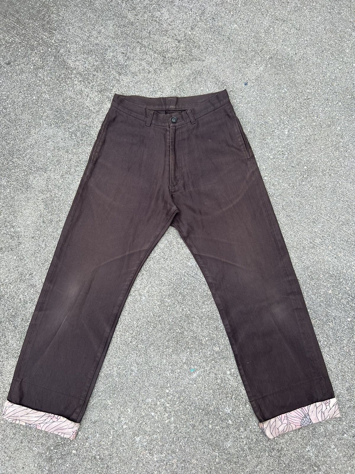 Nude: Masahiko Maruyama × Vintage Vintage Nude: Masahiko Maruyama Sun Fade Wax Dirty Chinos Size US 30 / EU 46 - 1 Thumbnail