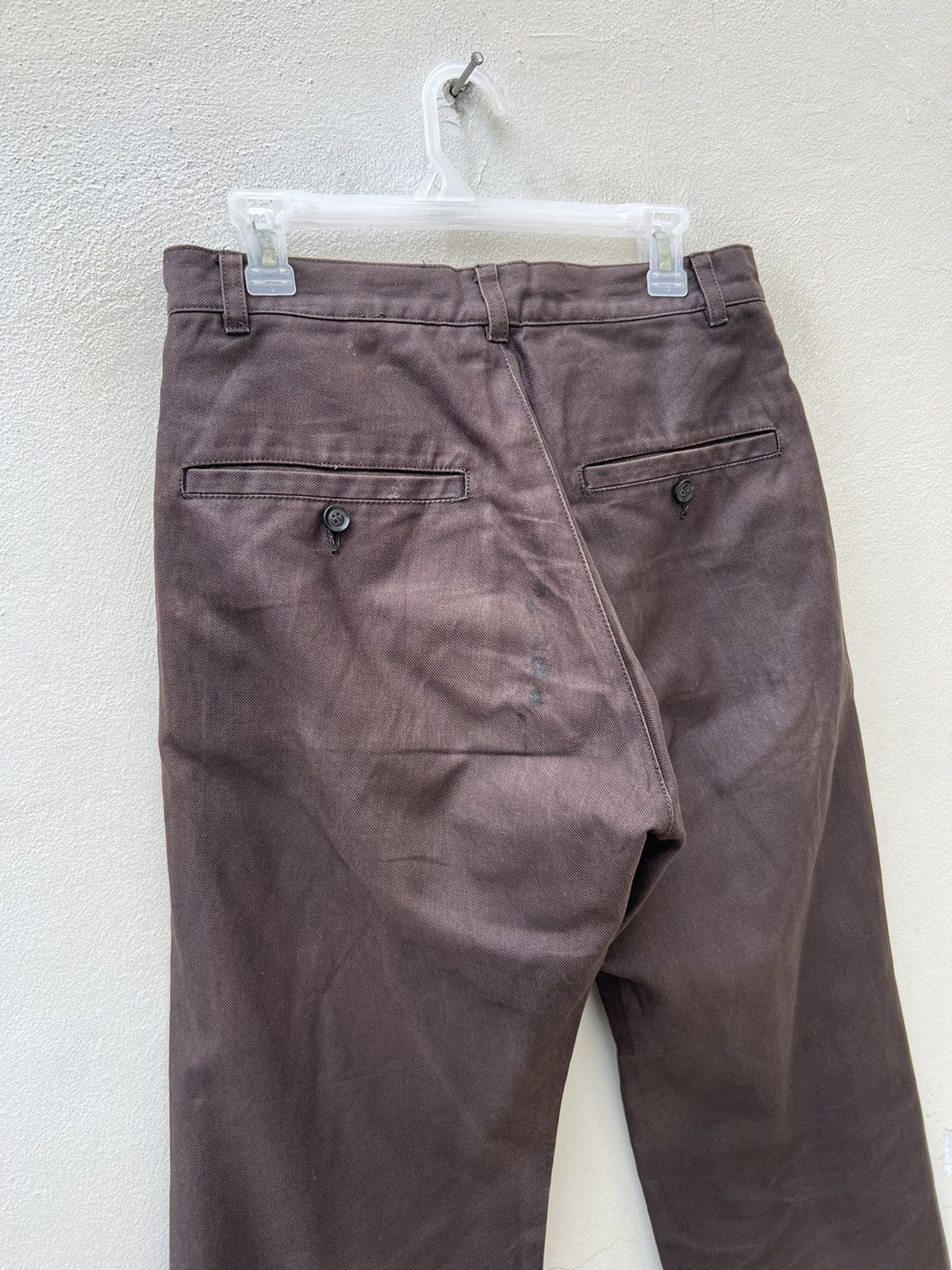 Nude: Masahiko Maruyama × Vintage Vintage Nude: Masahiko Maruyama Sun Fade Wax Dirty Chinos Size US 30 / EU 46 - 17 Thumbnail