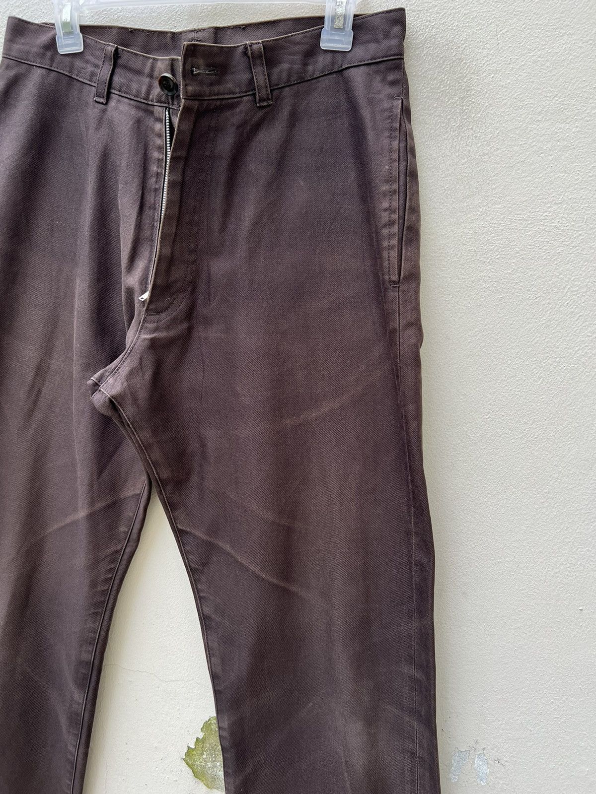 Nude: Masahiko Maruyama × Vintage Vintage Nude: Masahiko Maruyama Sun Fade Wax Dirty Chinos Size US 30 / EU 46 - 13 Thumbnail