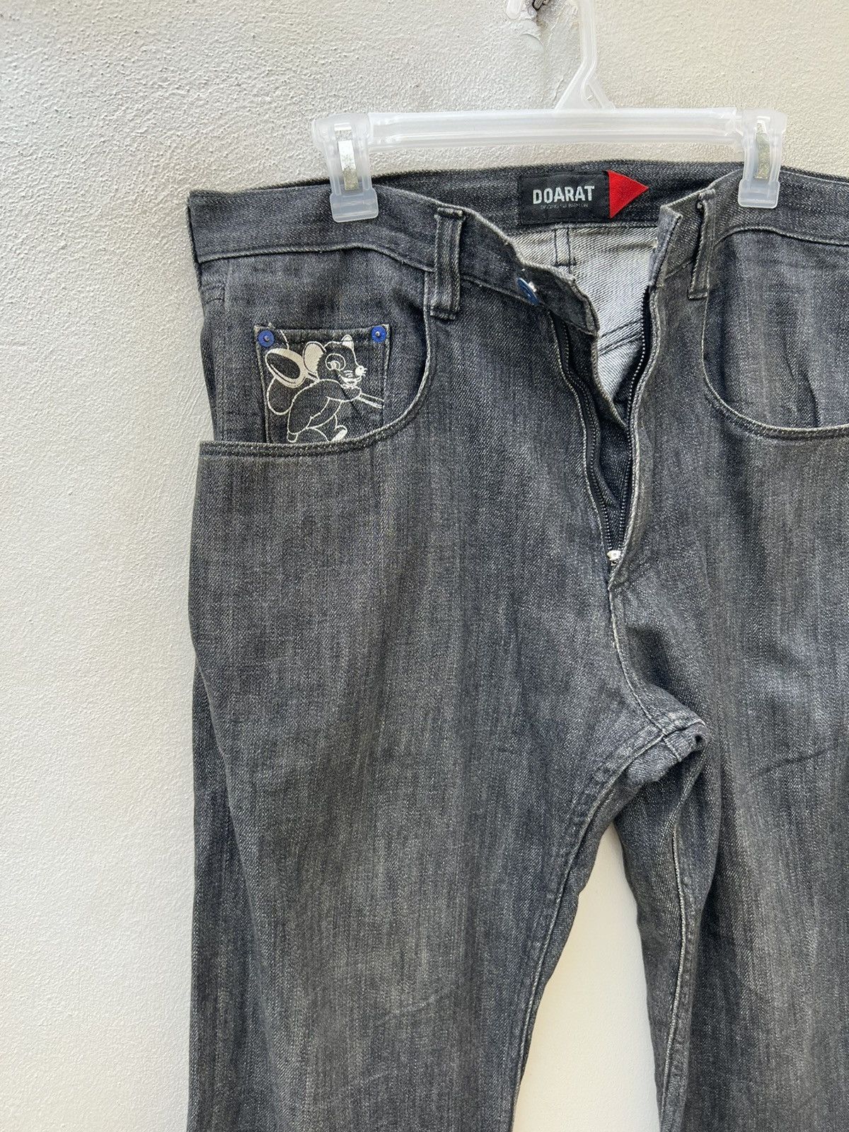 Swagger VTG DOARAT Japan Black Denim Citizen Of RatRat City Jeans Size US 34 / EU 50 - 10 Thumbnail