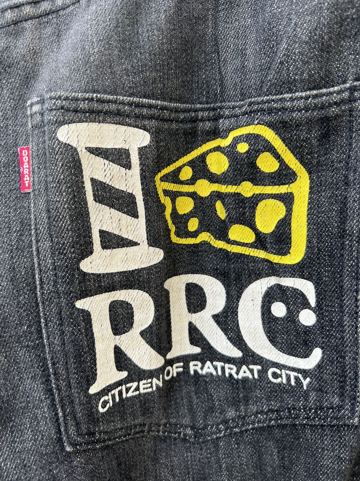 Swagger VTG DOARAT Japan Black Denim Citizen Of RatRat City Jeans Size US 34 / EU 50 - 20 Thumbnail