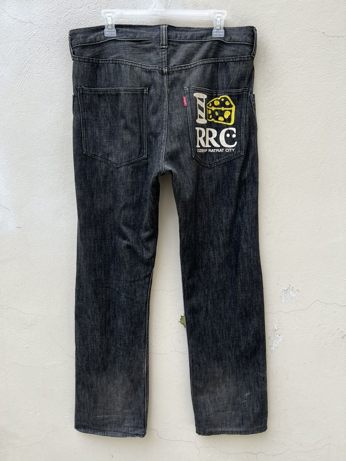 Swagger VTG DOARAT Japan Black Denim Citizen Of RatRat City Jeans Size US 34 / EU 50 - 16 Thumbnail