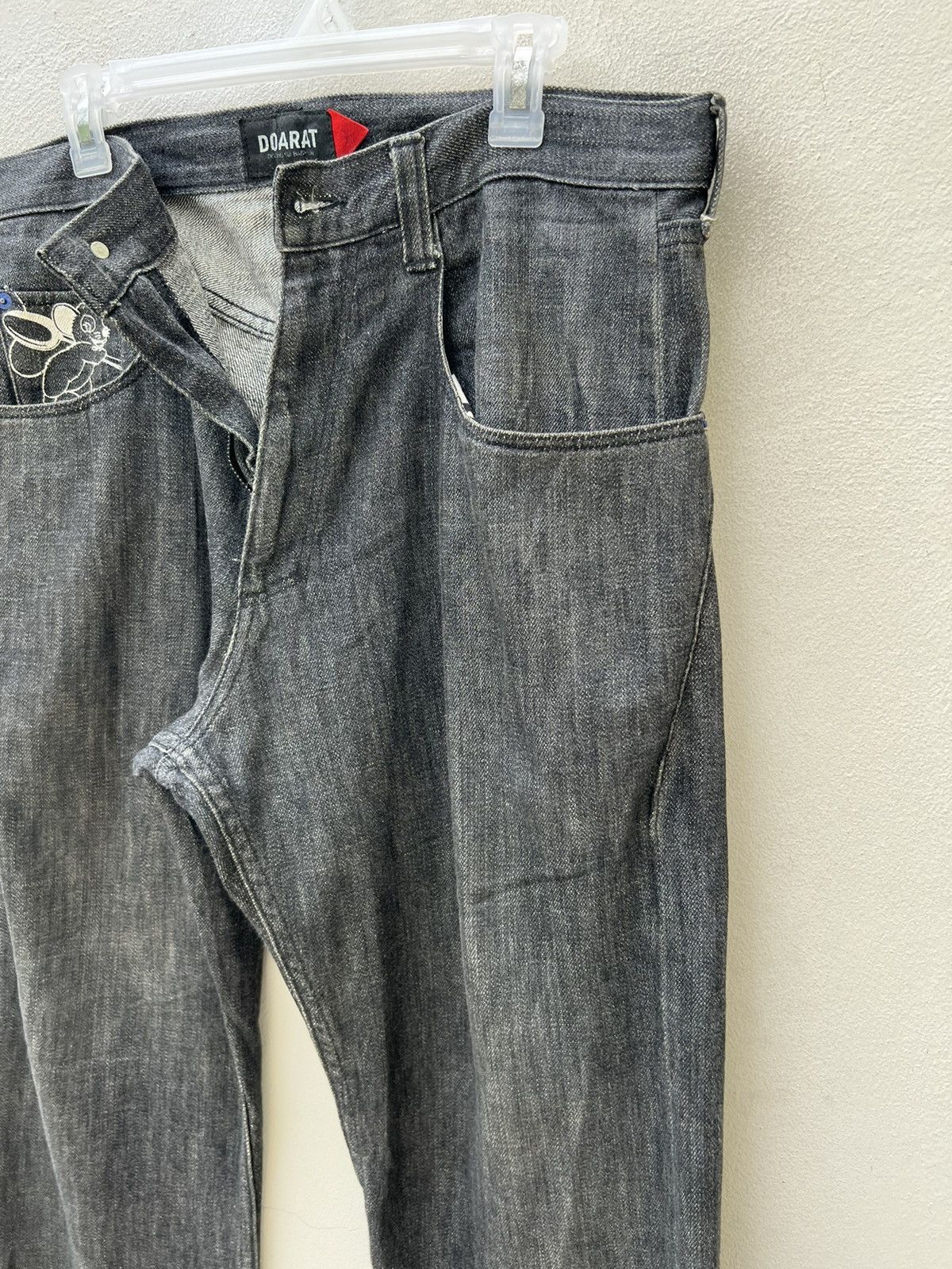 Swagger VTG DOARAT Japan Black Denim Citizen Of RatRat City Jeans Size US 34 / EU 50 - 12 Thumbnail