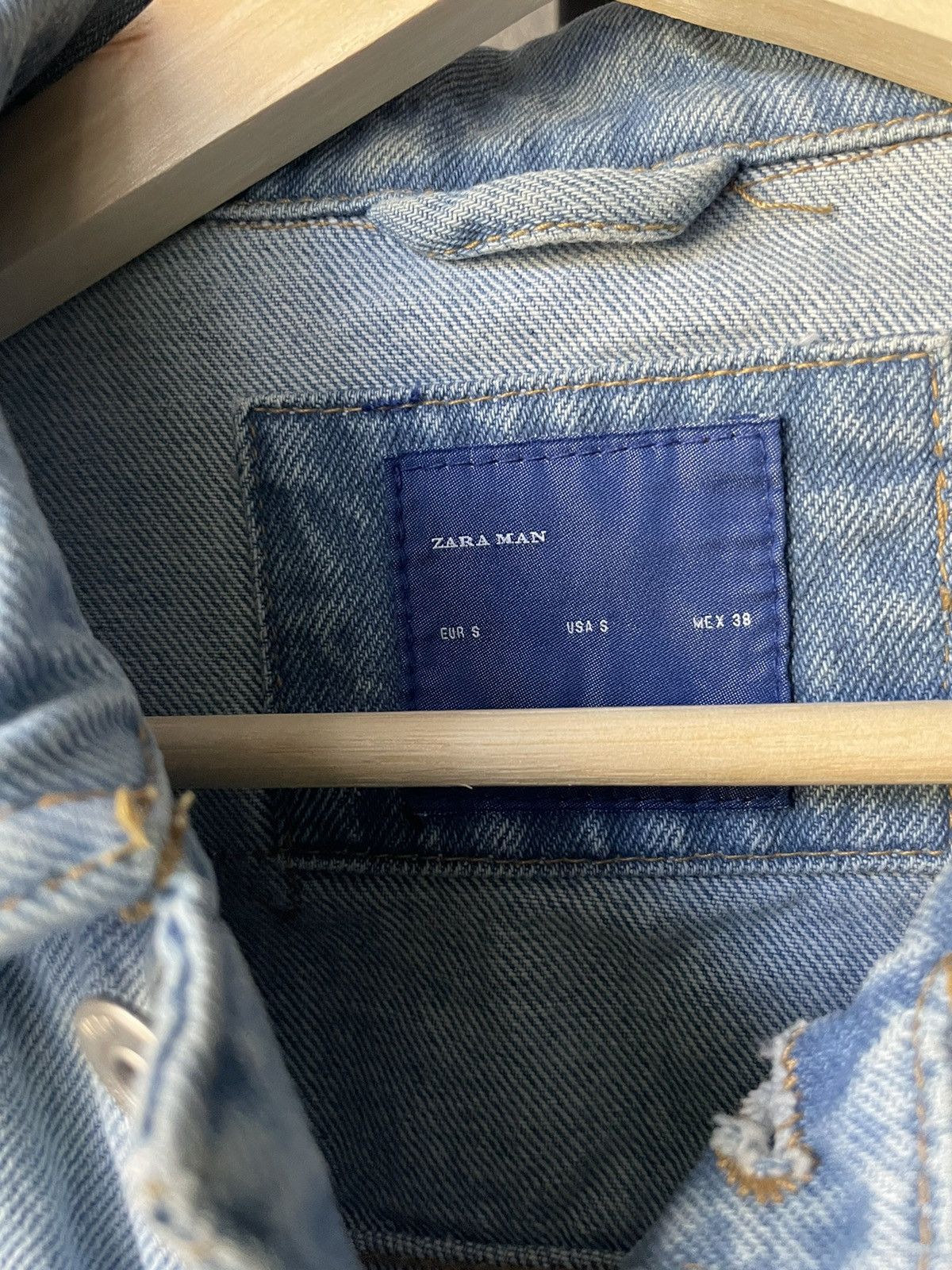 Vintage × Zara Zara denim jacket vintage Size US S / EU 44-46 / 1 - 2 Thumbnail