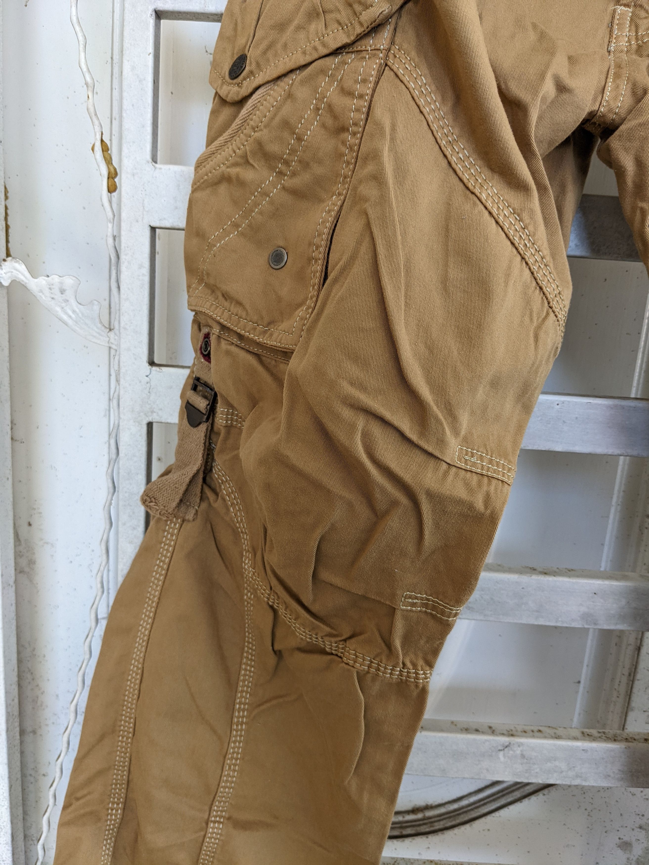 Japanese Brand × Seditionaries VINTAGE PARACHUTE CARGO PANTS/ BONDAGE Size US 34 / EU 50 - 6 Thumbnail