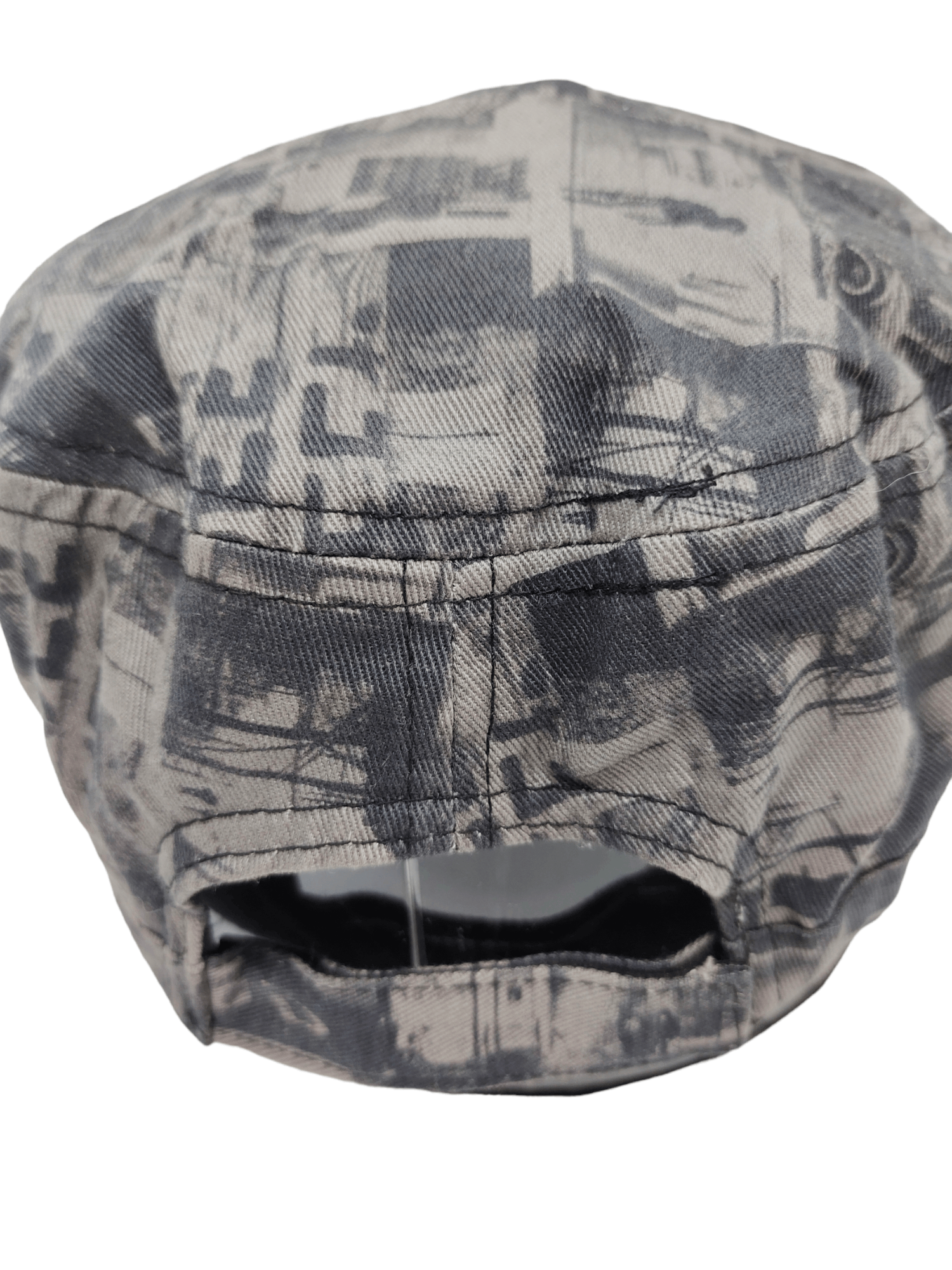 Vintage Vintage Photo Print Patrol Cap Hat Adjustable Size ONE SIZE - 5 Thumbnail