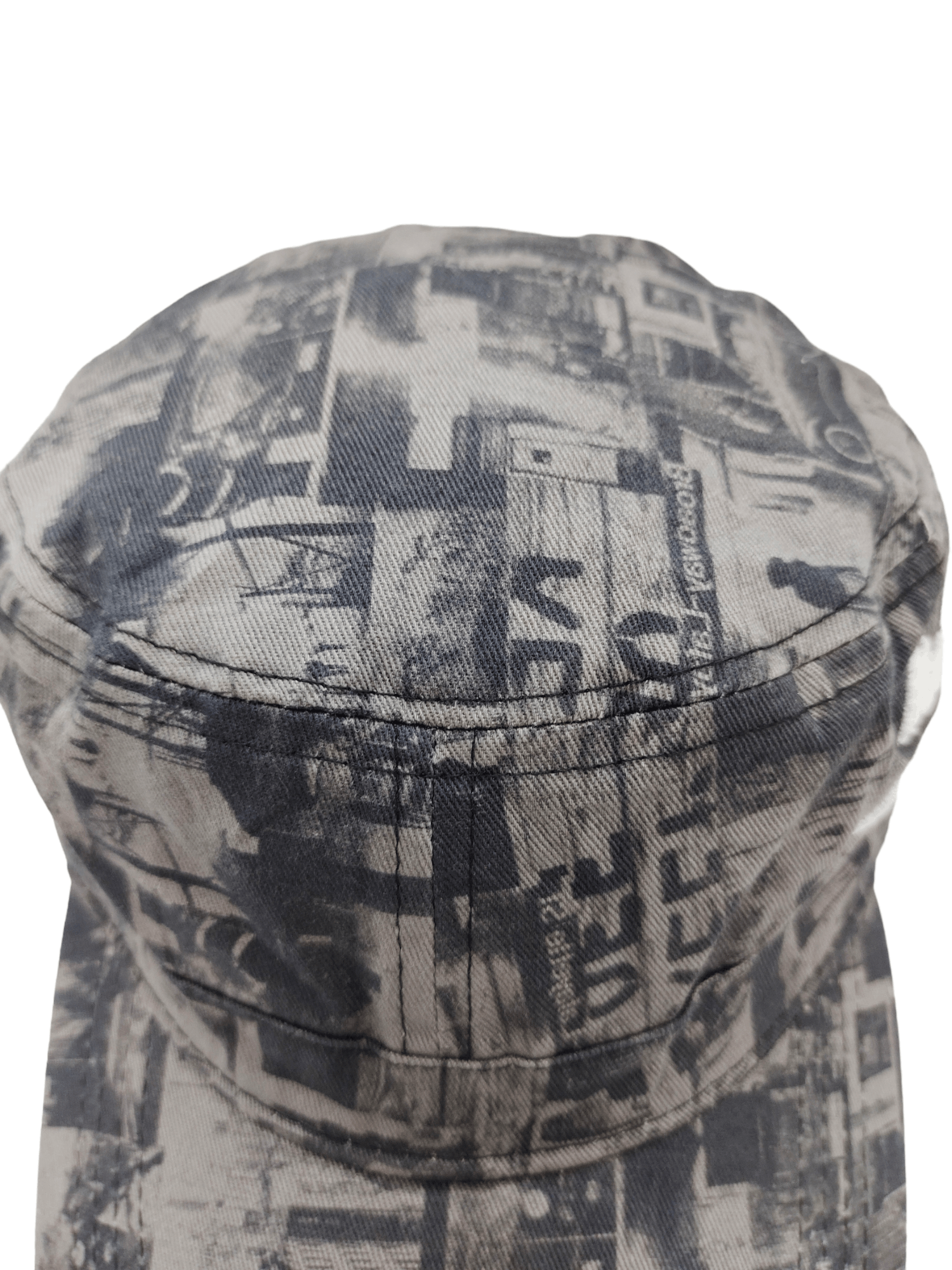 Vintage Vintage Photo Print Patrol Cap Hat Adjustable Size ONE SIZE - 3 Thumbnail
