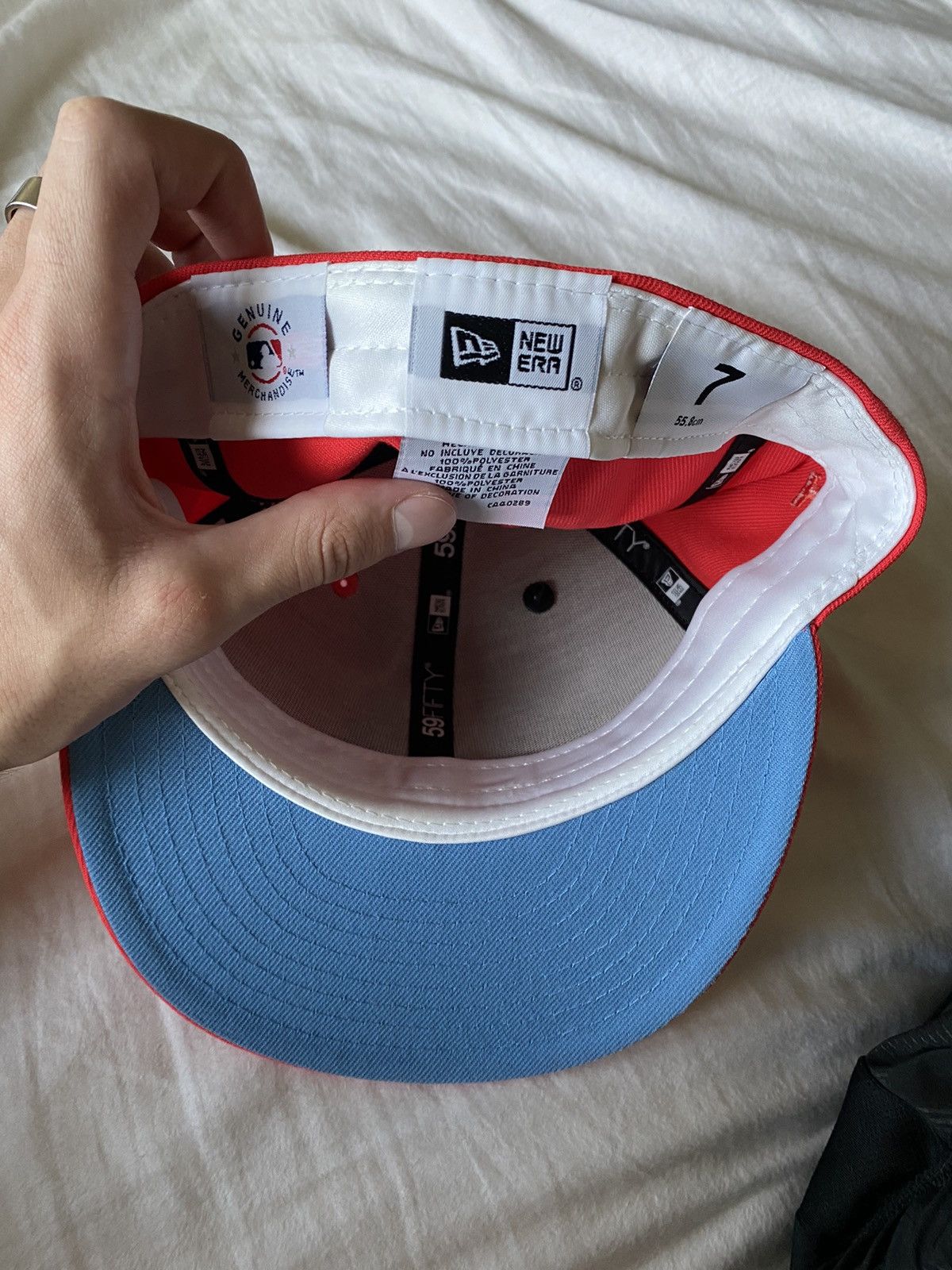 New Era Sz 7 - Los Angeles Dodgers Fitted Hat Size ONE SIZE - 4 Thumbnail