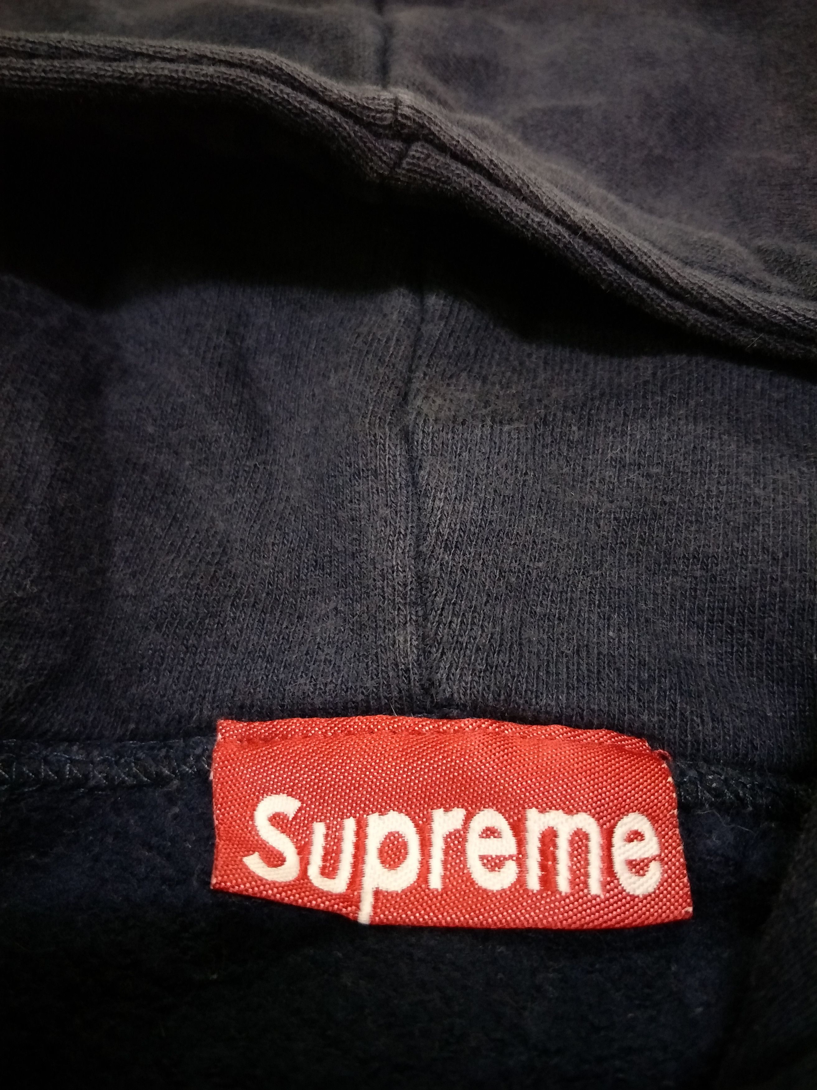 Supreme Vintage SUPREME Arc Logo Hoodies Made In Usa Distressed Size US L / EU 52-54 / 3 - 9 Thumbnail
