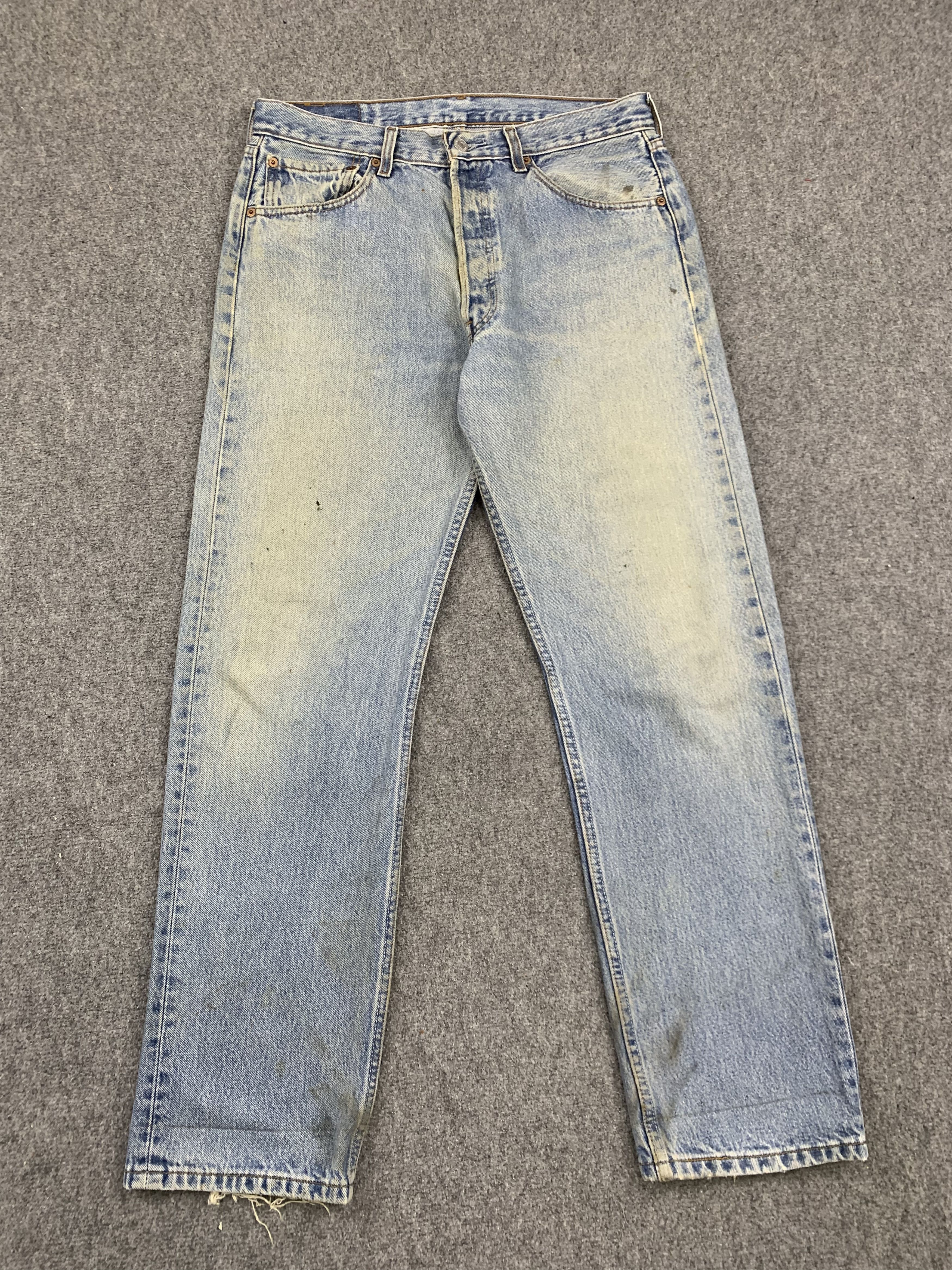 Vintage Levis 501 Faded Blue Jeans 32x30
