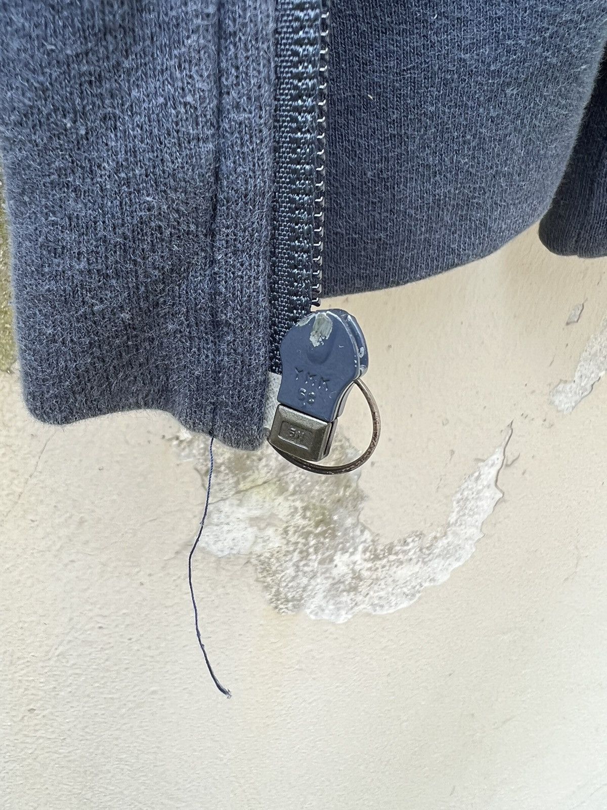 Vintage 90s Ozone Rocks Japan RE-EVOLUTION Faded Navy Zip Sweater Size US L / EU 52-54 / 3 - 16 Thumbnail