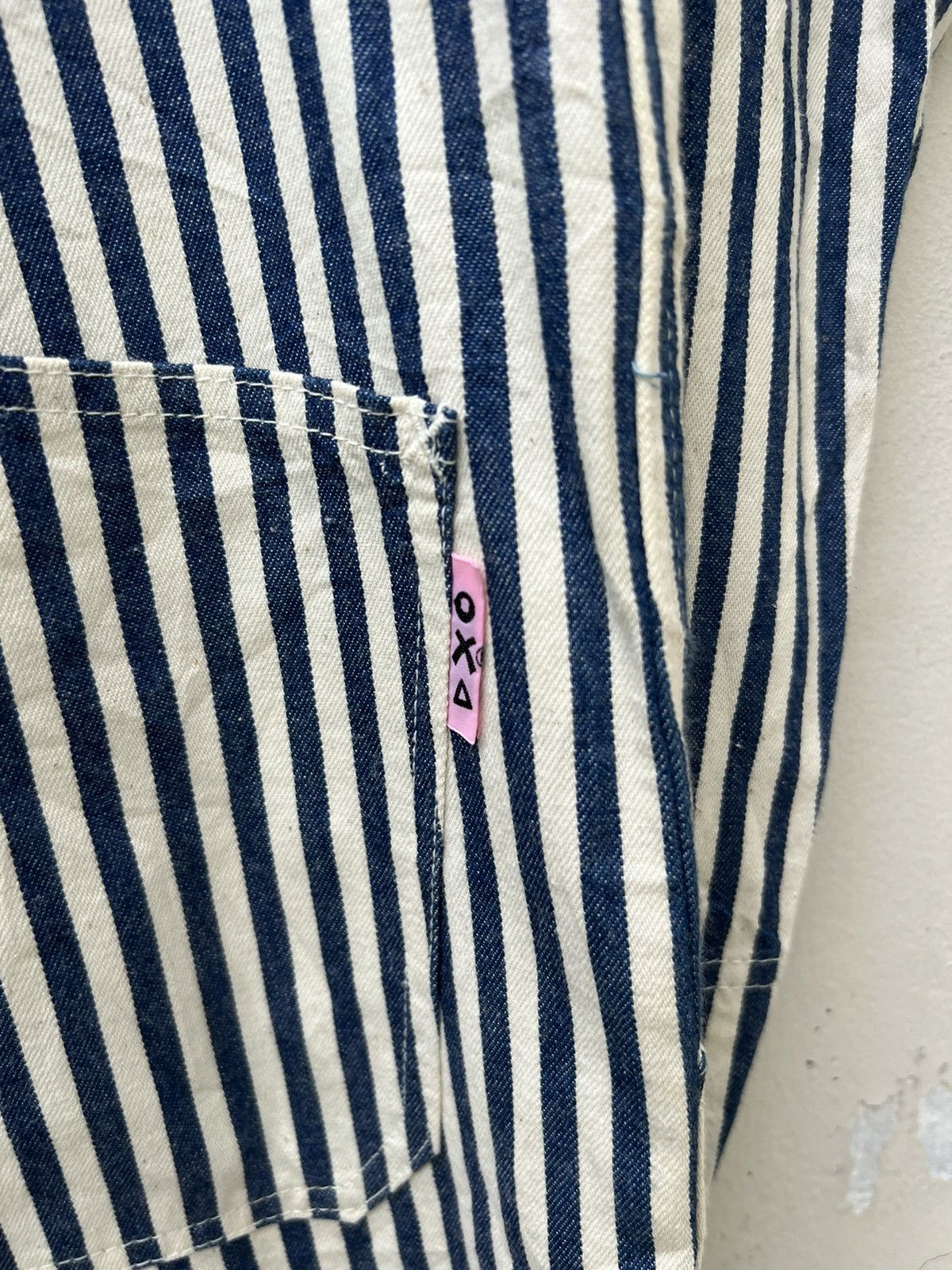 Studio D'Artisan Vintage Studio D’artisan Hickory Striped Jumpsuit Coverall Size US 34 / EU 50 - 20 Thumbnail