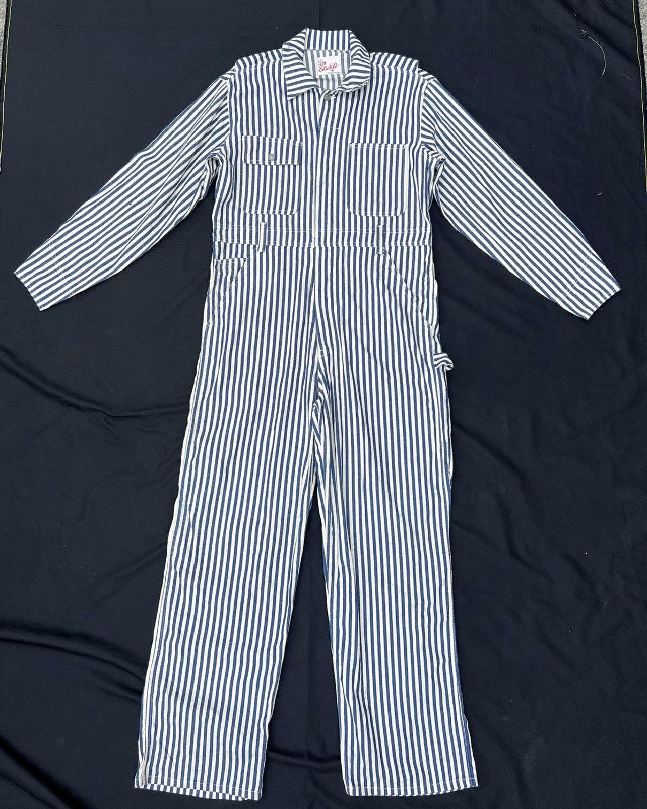 Vintage Vintage Studio D’artisan Hickory Striped Jumpsuit Coverall ...