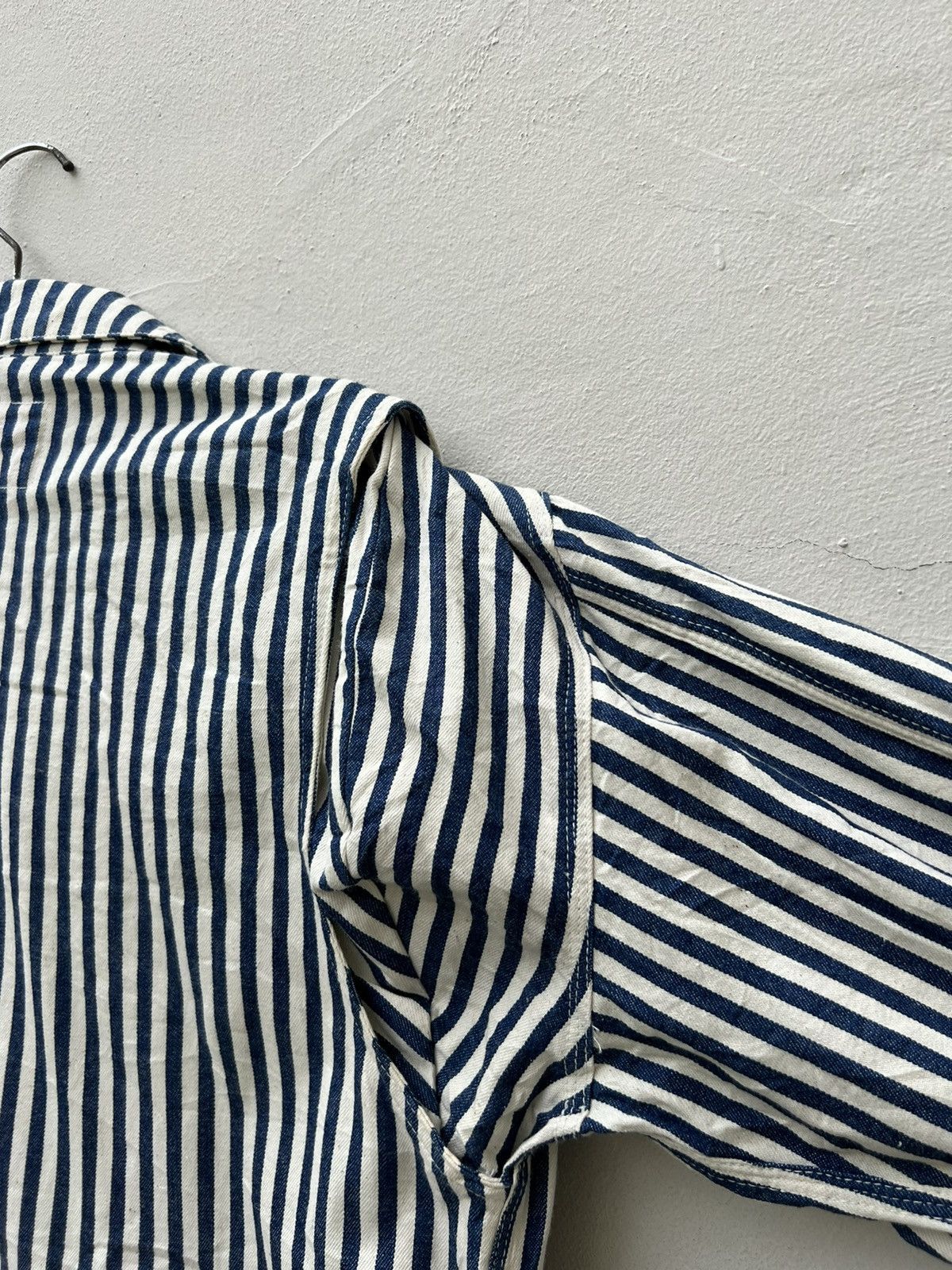 Studio D'Artisan Vintage Studio D’artisan Hickory Striped Jumpsuit Coverall Size US 34 / EU 50 - 21 Thumbnail