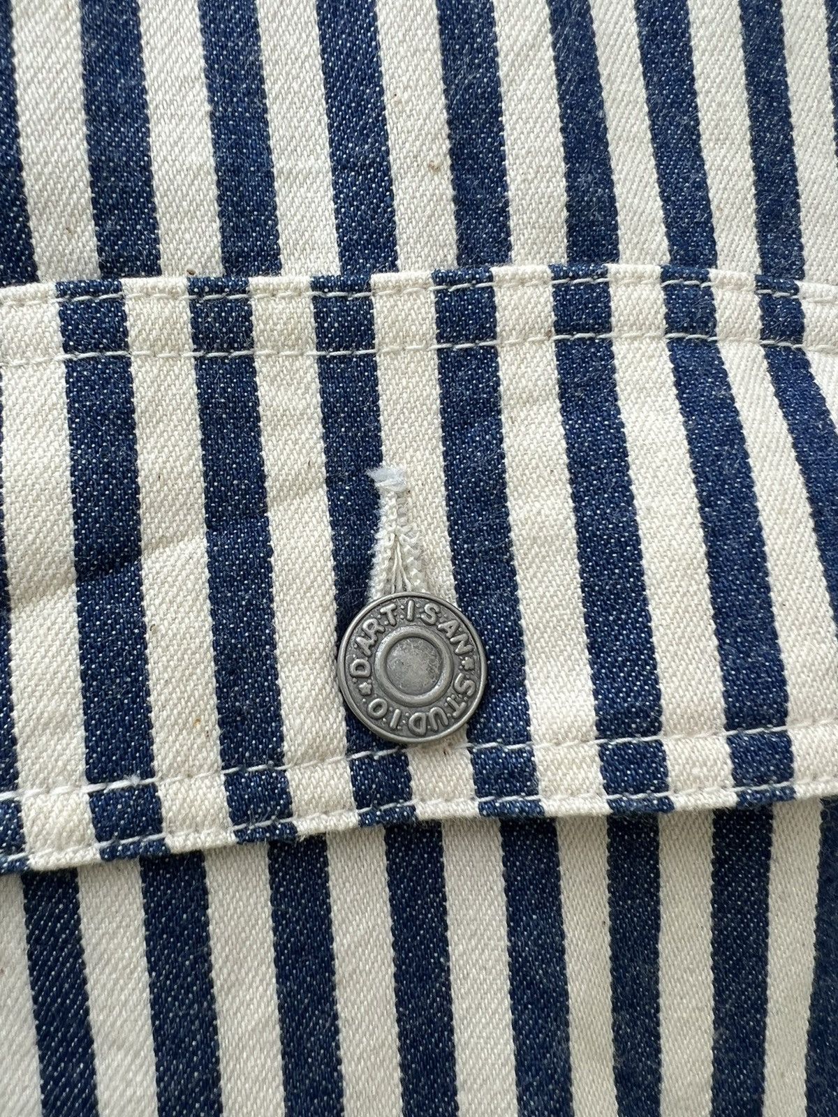 Studio D'Artisan Vintage Studio D’artisan Hickory Striped Jumpsuit Coverall Size US 34 / EU 50 - 12 Thumbnail