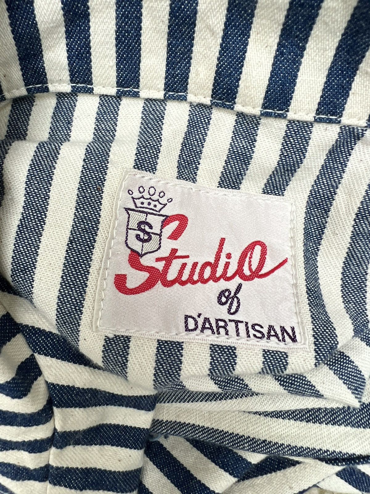 Studio D'Artisan Vintage Studio D’artisan Hickory Striped Jumpsuit Coverall Size US 34 / EU 50 - 22 Thumbnail