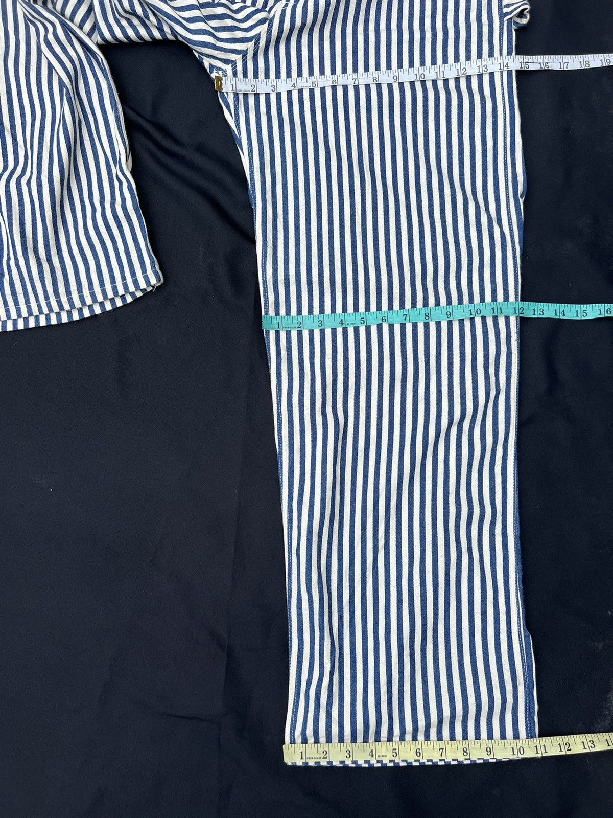 Studio D'Artisan Vintage Studio D’artisan Hickory Striped Jumpsuit Coverall Size US 34 / EU 50 - 5 Thumbnail