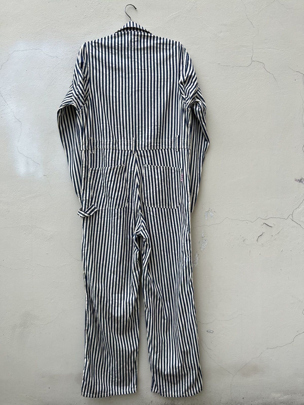 Studio D'Artisan Vintage Studio D’artisan Hickory Striped Jumpsuit Coverall Size US 34 / EU 50 - 17 Thumbnail