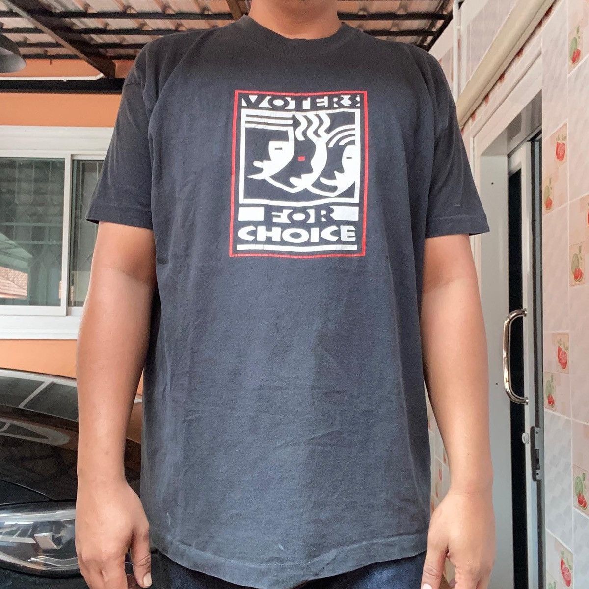 Band Tees × Vintage Rare Vintage 1995 Voters For Choice - Pearl Jam, L7 Size US XL / EU 56 / 4 - 4 Thumbnail