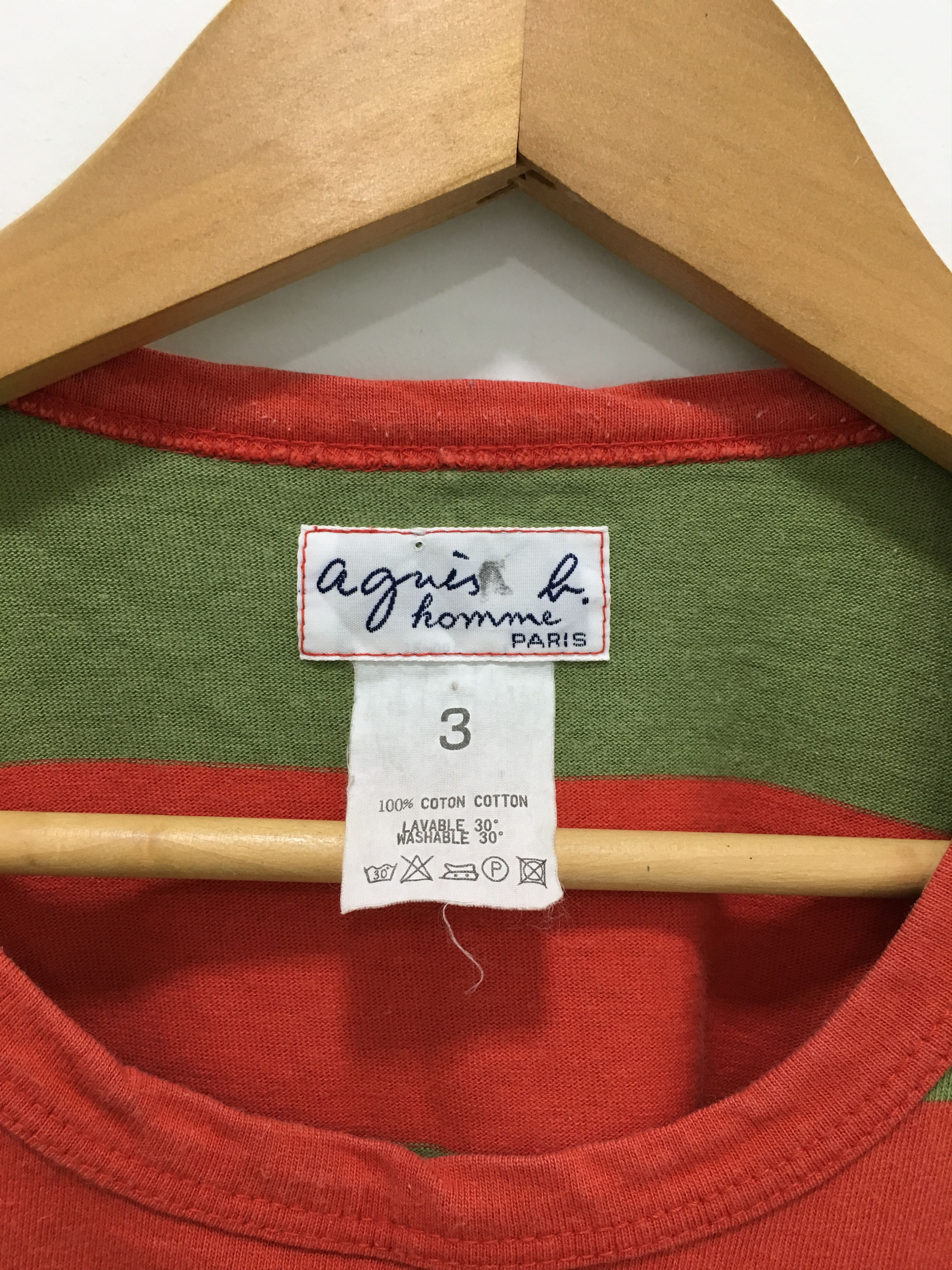agnes b. Agnes B. Homme Paris Bold Stripes Tshirt Rockabilly Style Size US M / EU 48-50 / 2 - 5 Thumbnail