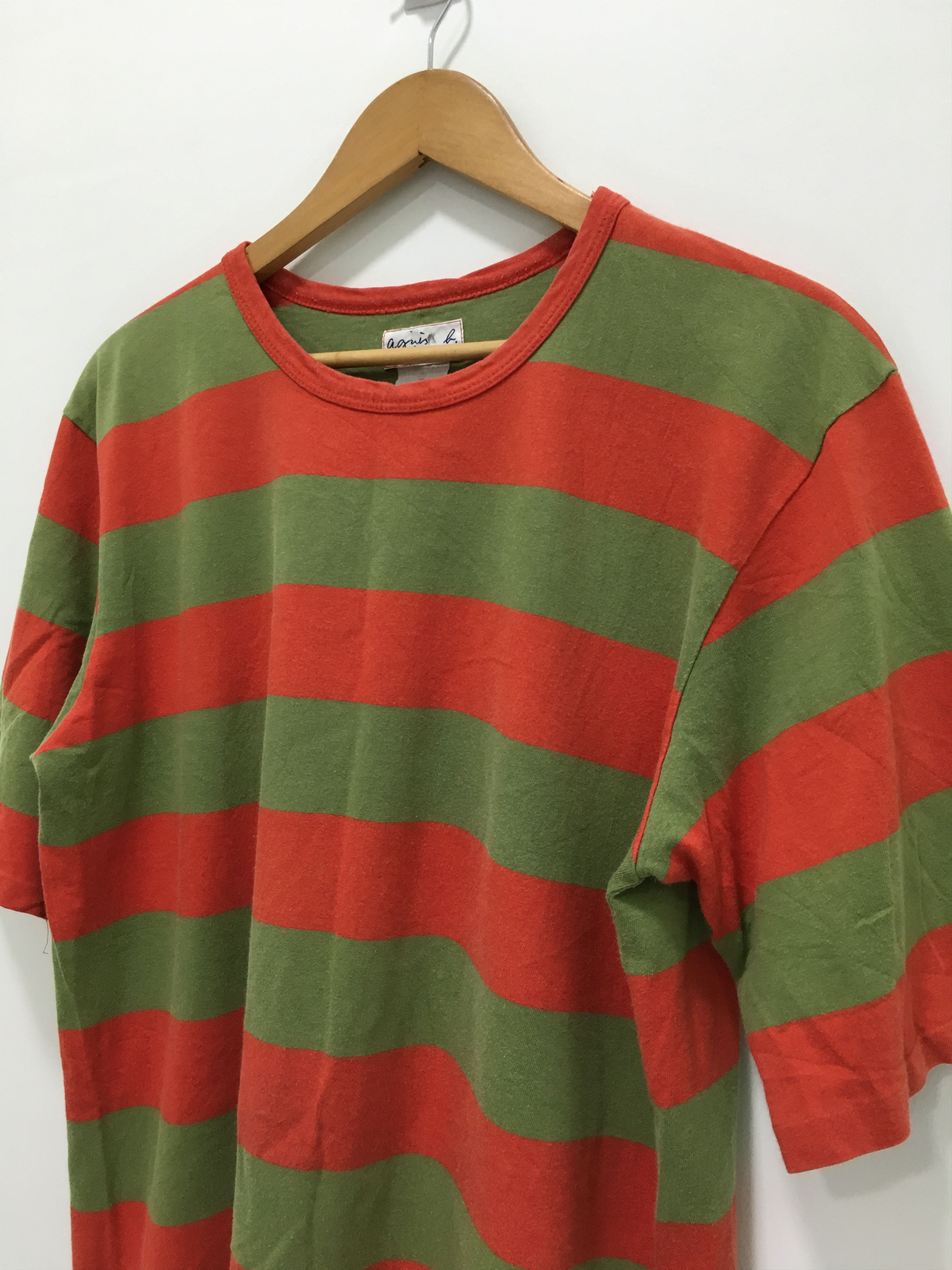 agnes b. Agnes B. Homme Paris Bold Stripes Tshirt Rockabilly Style Size US M / EU 48-50 / 2 - 4 Thumbnail