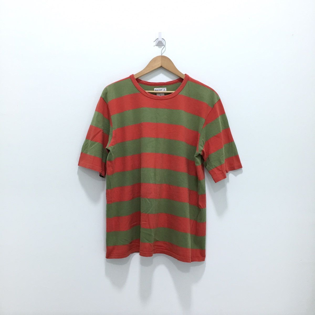 agnes b. Agnes B. Homme Paris Bold Stripes Tshirt Rockabilly Style Size US M / EU 48-50 / 2 - 1 Thumbnail